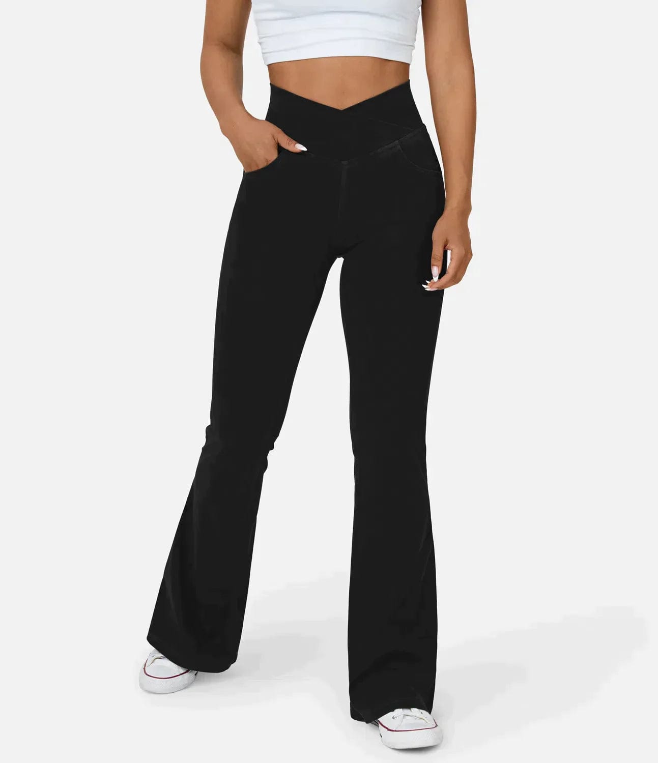 Clara™ - High-waisted elastic jeans