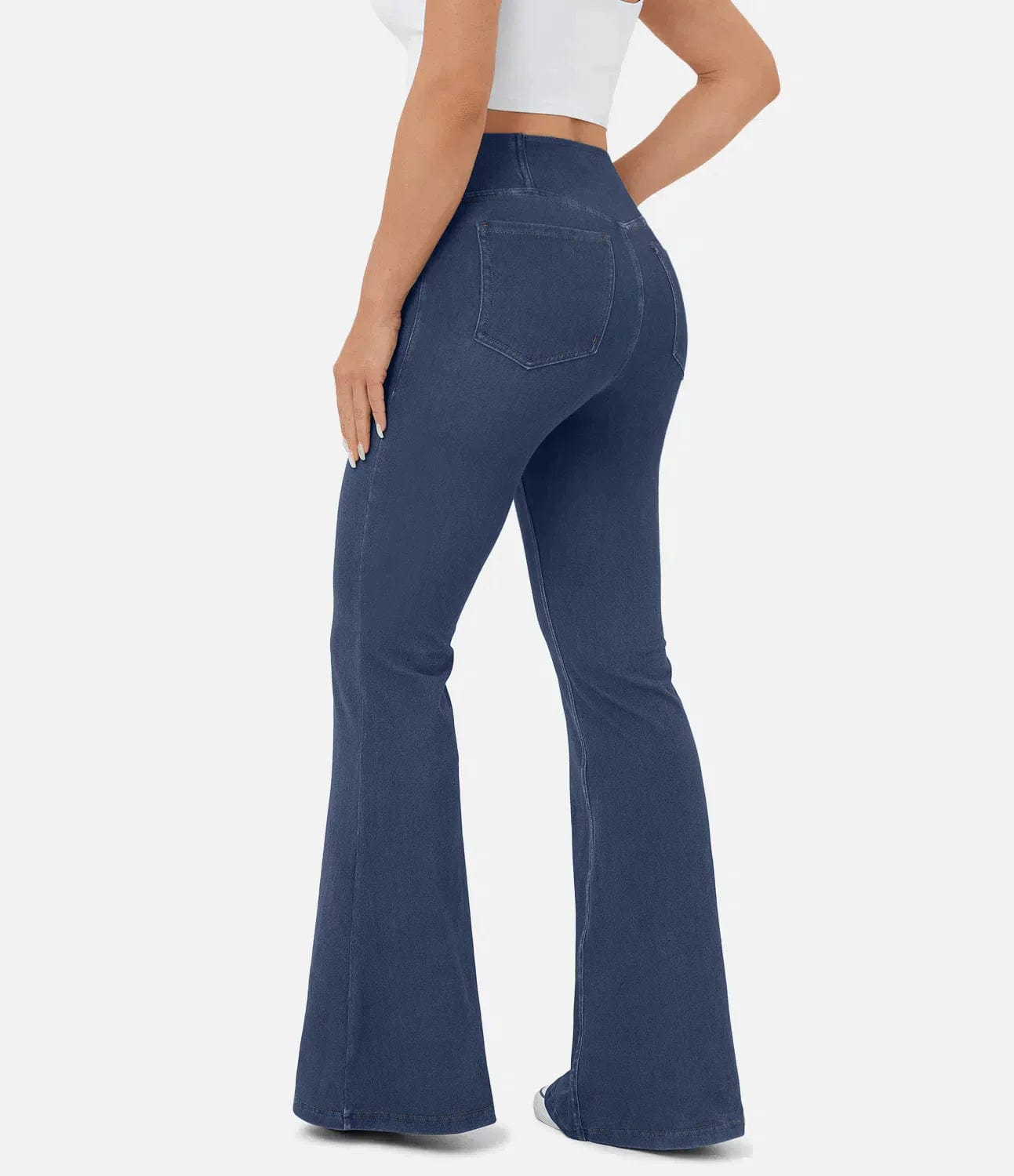 Clara™ - High-waisted elastic jeans