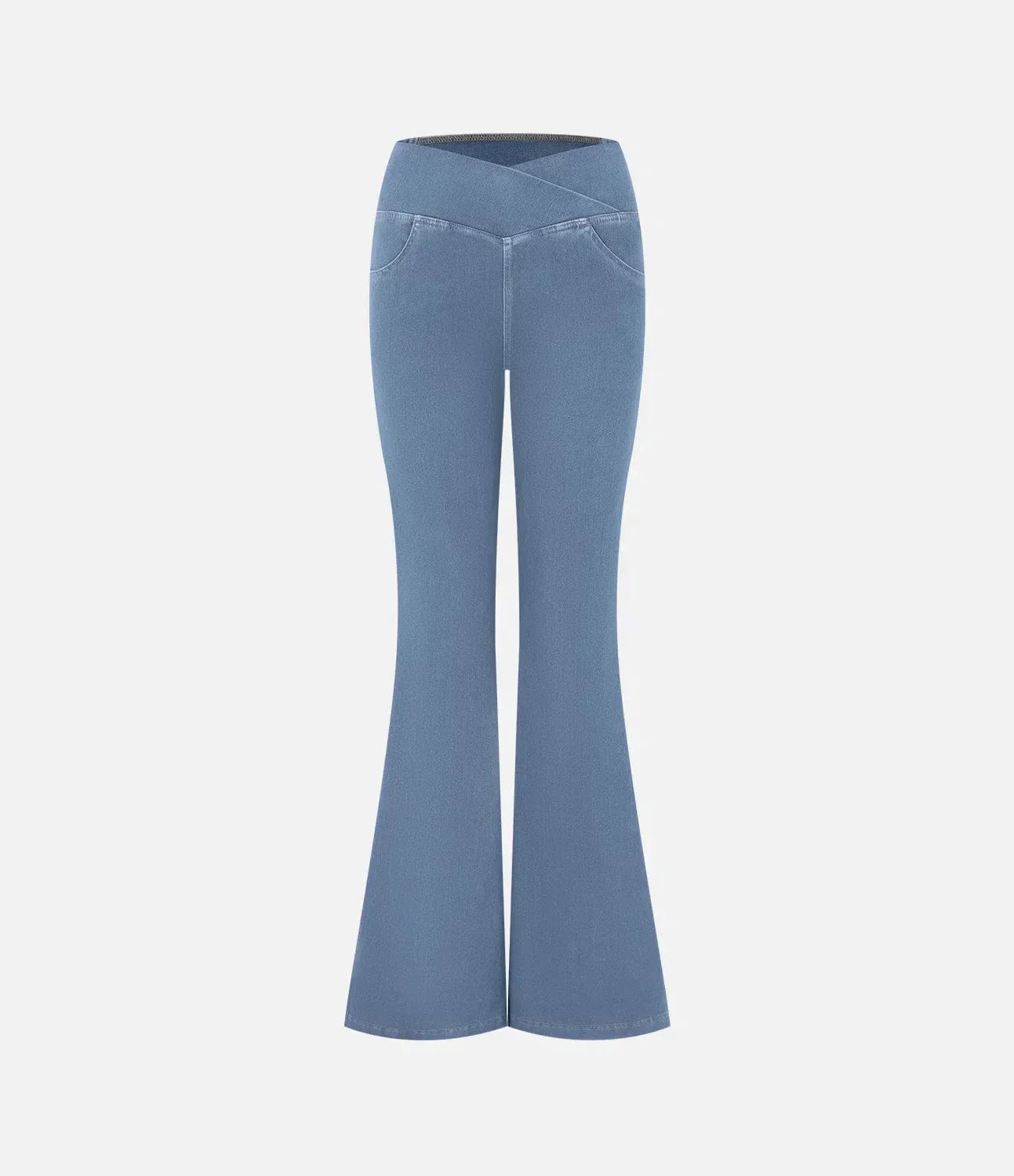 Clara™ - High-waisted elastic jeans