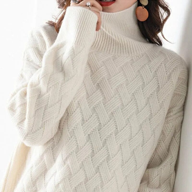 Chloe - Oversized Turtleneck Sweater