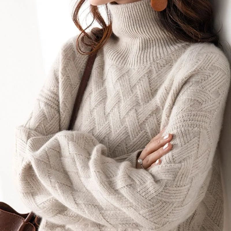 Chloe - Oversized Turtleneck Sweater