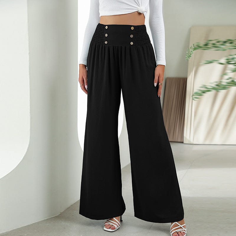 LIANA | LEISURE PANTS WITH HIGH WAIST