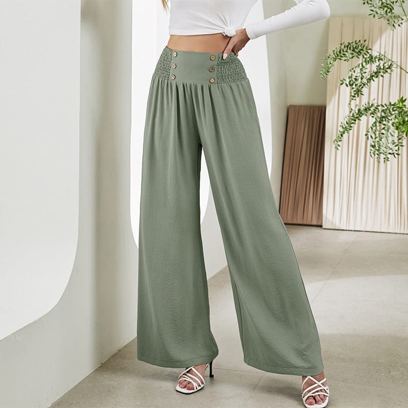 LIANA | LEISURE PANTS WITH HIGH WAIST